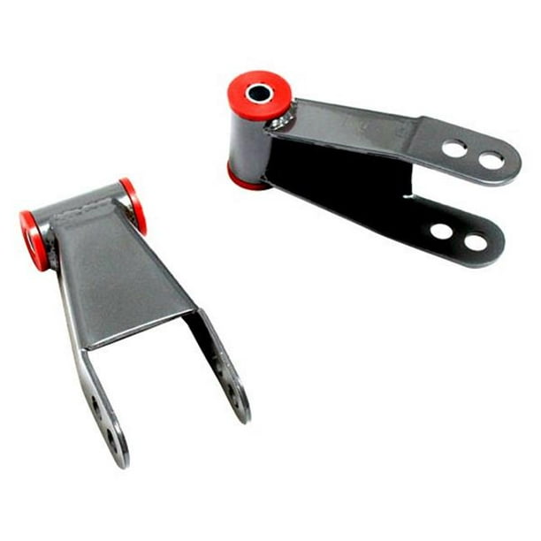 Maxtrac Suspension MXT413130 Rear Lowering Leaf Spring Shackles with 2