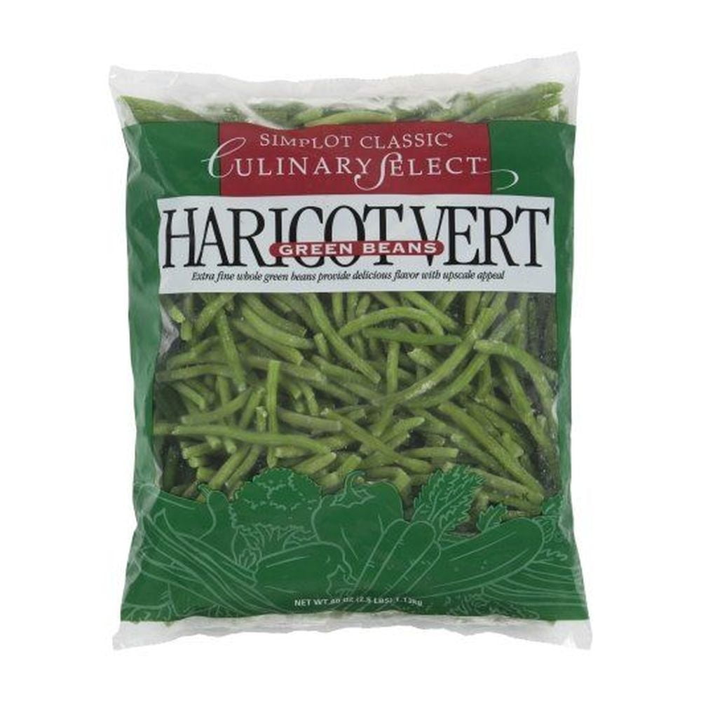 Culinary Select Haricot Vert - 2.5 lb. package, 6 packages per case