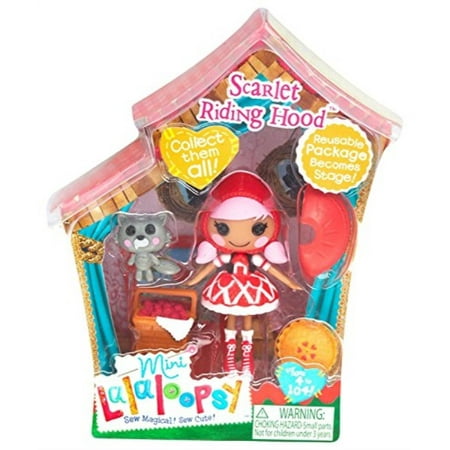 lalaloopsy 3 inch mini figure with accessories scarlet riding hood