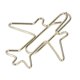 thumbnail image 3 of 100Pcs Paper Clips Gold Cute Unique Shape Electroplating Process Lightweight Portable Metal Paperclip with Storage Box Airplane, 3 of 3