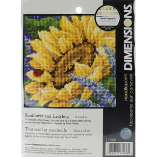 Dimensions Floral Splendor Needlepoint Kit, 14 x 14 