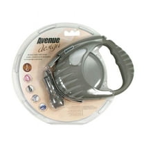 Avenue Design Gray Retractable Tape Leash LG (For Dogs Up To 120 lbs)