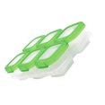 thumbnail image 1 of OUNONA 6Pack Sealed Food Case Green PP Microwave Safe for Home Use, 1 of 8