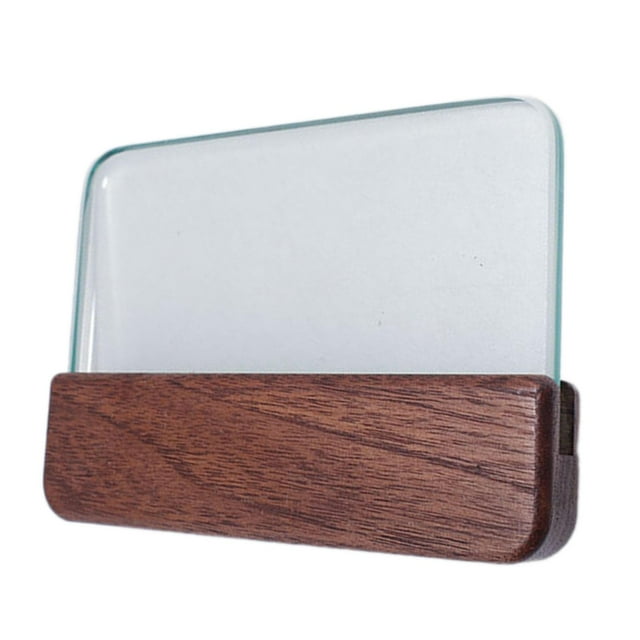 Pulidor de vidrio para bruñir cuero, accesorios de marroquinería, artesanías versátiles, herramienta de bruñido resistente con mango de madera
