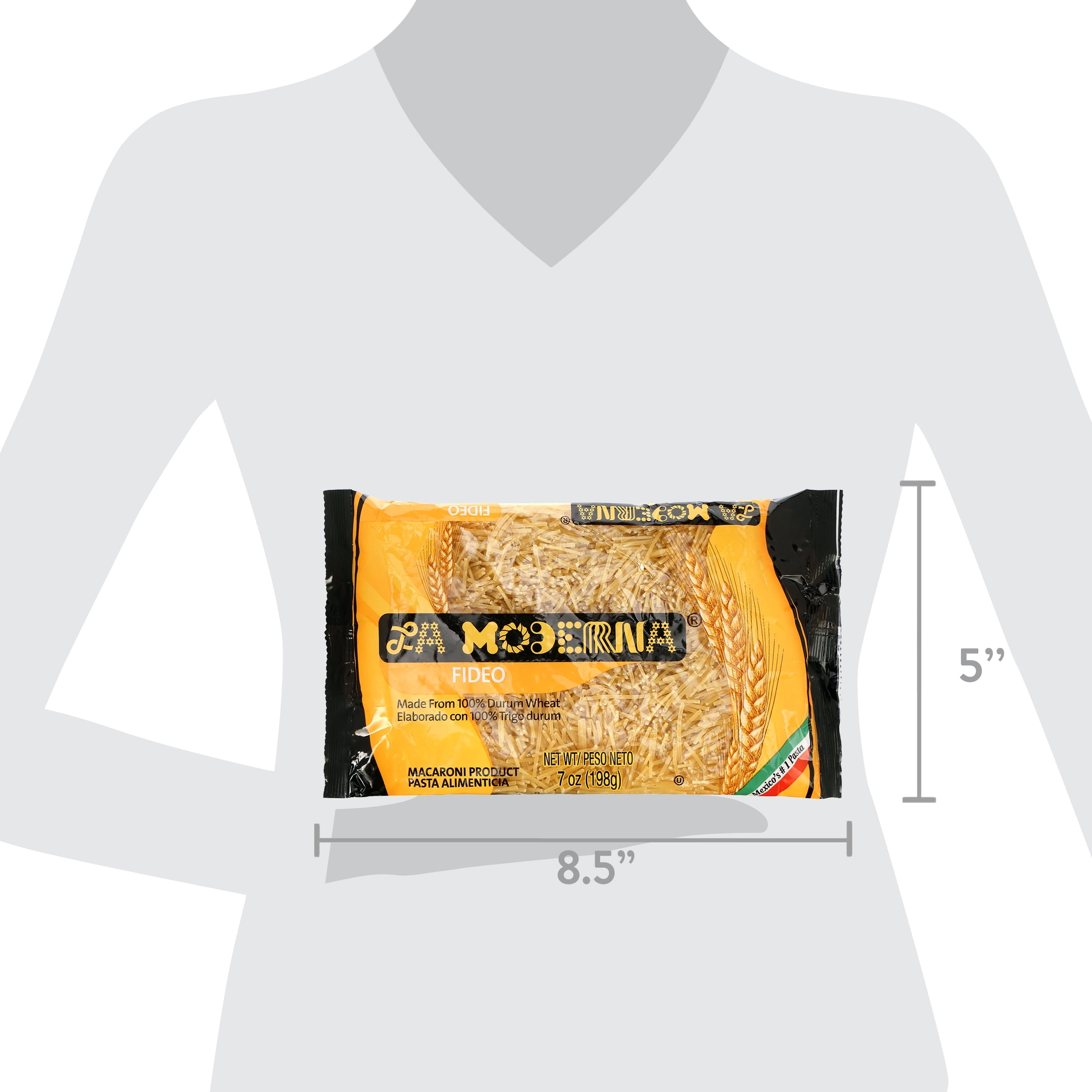 La Moderna Fideo Macaroni, 7.05 oz