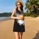 thumbnail image 3 of Easygdp Happy Halloween 1 para Vestido Transpirable de Mujer, Vestido Suelto de Manga Corta con Pliegues y Bolsillos para el Verano, 3 of 7