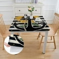 thumbnail image 2 of Acheng Sunflower Square Tablecloth Great for Home Kitchen/Parties/Holiday Dinner 100% Polyester Fiber 52*52, 2 of 8