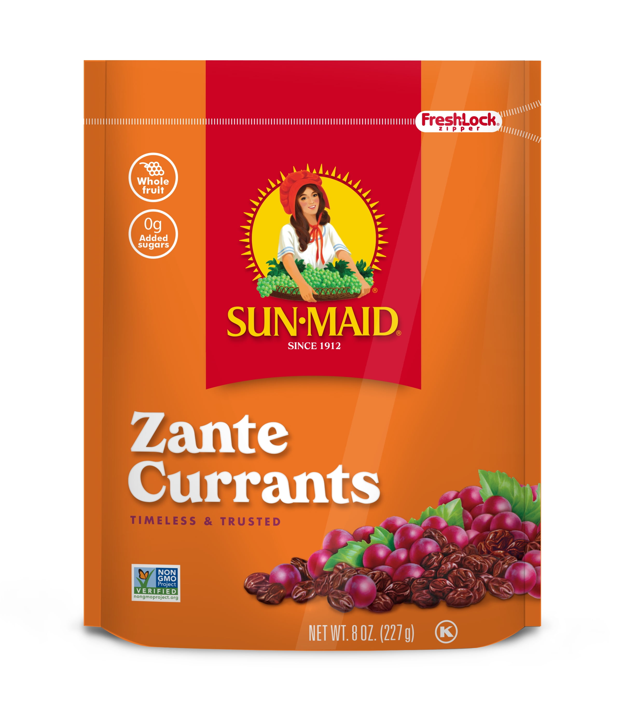 Sun Maid Zante Currants, Dried Fruit Healthy Snack, 8 oz