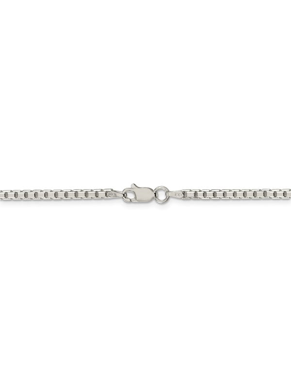 Mia Diamonds 925 Sterling Silver 1.15mm Open Curb Chain Necklace