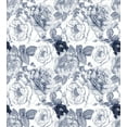 thumbnail image 3 of Shabby Flora Duvet Cover Set, Garden Spring Roses Buds with Leaves Flowers Romantic Image Art, Decorative 3 Piece Bedding Set with 2 Pillow Shams, Calking Size, Blue Grey and White, by Ambesonne, 3 of 3
