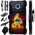 thumbnail image 1 of Compatible with Cricket Icon 2 (2020) Hybrid LuxGuard Holster Phone Case Cover (Pizza Eye), 1 of 1