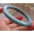 thumbnail image 3 of Certified Green Burma  Natural A JADE Jadeite Bangle Bracelet 57 mm 651319 TN, 3 of 11