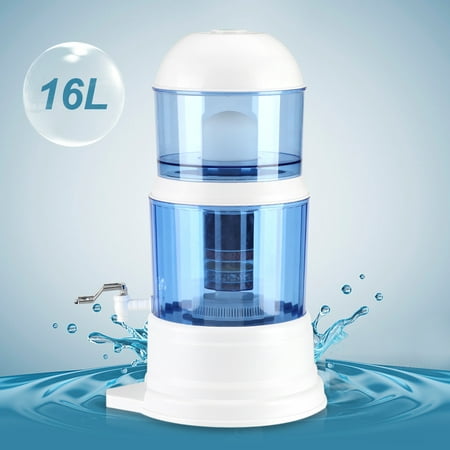 WALFRONT 16L Water Purifier Ceramic Carbon Mineral Purify Filter Dispenser Filtration System, Water Filtration System, Water