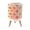 Color 3, variant on Small Trash Can with Lid Coconut palms sunny beach turquoise sea Coastal 1.8 Gallon Dog Proof Trash Can Round Garbage Can Waste Bin Wastebasket for Bathroom Bedroom Living Room