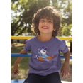 thumbnail image 2 of Cute Bird On Airplane T-Shirt Toddler -Image by Shutterstock,  4 Toddler, 2 of 4