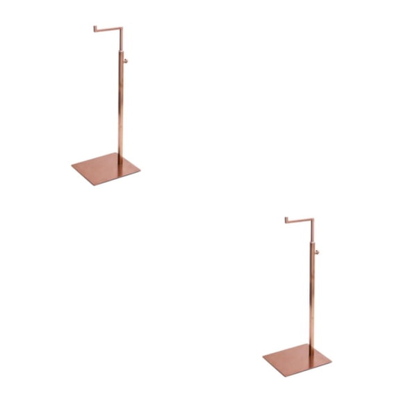 Soporte de exhibición de bolso Advancent Dibujo de oro rosa 2piezas