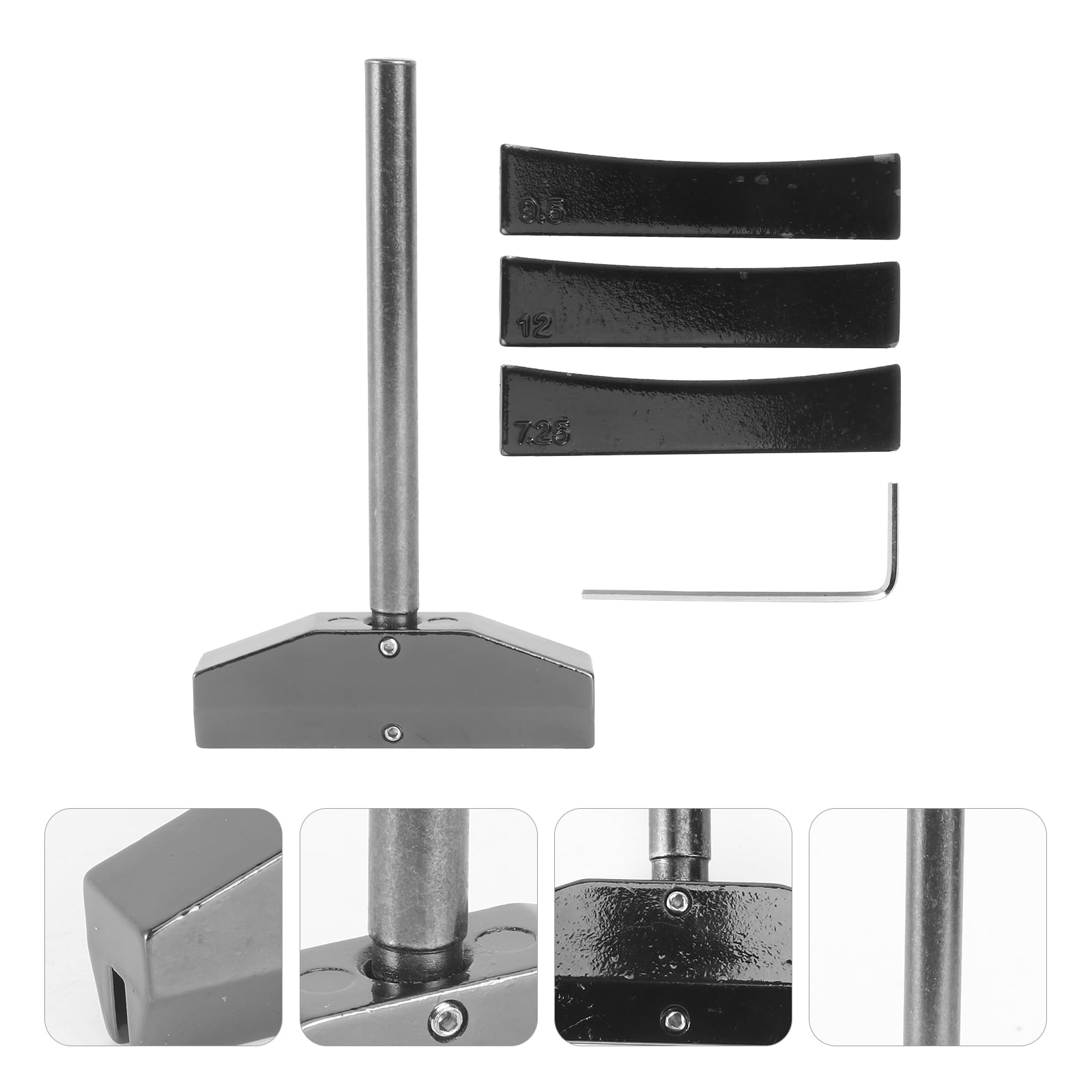 2 Sets Musical Instrument Parts Fret Press Caul Frets Black
