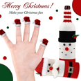 thumbnail image 5 of Juego de 4 piezas de botellas de vino navideñas, suéter navideño, bolsa para botellas de vino, 5 of 5
