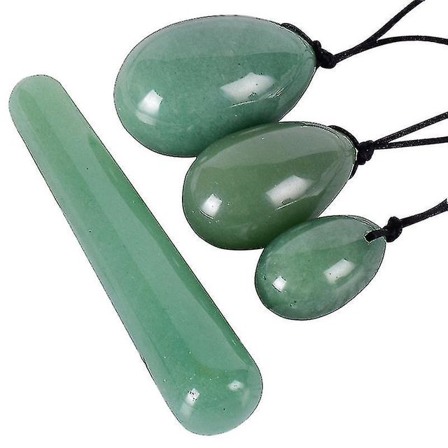 3 unids/set de huevos de Jade Natural, ejercicio Kegel, músculos del suelo pélvico, Libido, fortalece las bolas de huevo