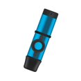 thumbnail image 1 of Kazoo de metal con 5 membranas adicionales, cómodo de llevar para de la música con cubierta de silicona con cordón, compañero para Azul Hugo instrumentos kazoo, 1 of 6