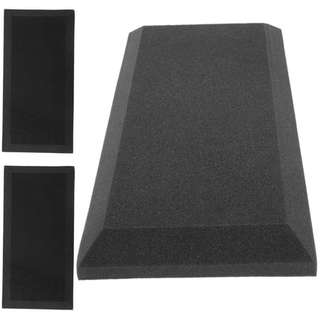 3 Pcs Sound Deadening Wall Stickers Black Soundproofing Dampening