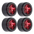 thumbnail image 3 of 4 PCS RC Car Wheel Hub 2.2in 12mm Hex Drive Aleación de aluminio 36mm Espesor Metal Wheel Hub para 1/10 Crawler Car, 3 of 8