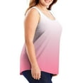 thumbnail image 3 of HADST Tank Top for Women Sleeveless Lightweight Crew Neck Dressy Summer Gradient Color Plus Size Casual Camisole L-5XL, 3 of 6