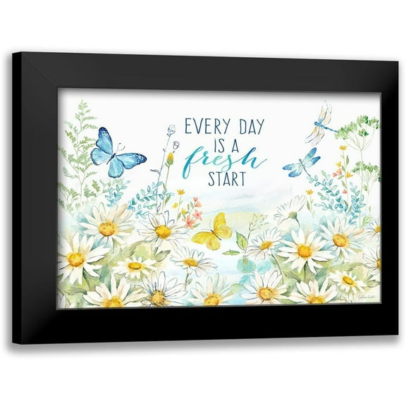 Coulter, Cynthia 14x11 Black Modern Framed Museum Art Print Titled - Daisy Days I