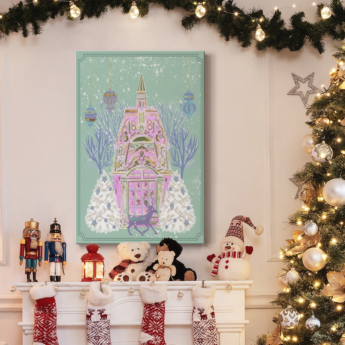 Winter Holidays I- Gallery Wrapped Canvas