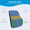 thumbnail image 4 of Lumbar Support Pillow for Office Chair & Car - Back Support Pillow Cushion with Adjustable Straps, Mesh Cover, Memory Foam for Pain Relief & Posture Support, 4 of 7
