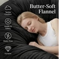 thumbnail image 5 of VIREO 3FT Bean Bag Chairs for Adults Memory Foam Filler Beanbag Chair with Removable and Washable Flannel Cover, Lazy Chairs for Living Room - Black, 5 of 11