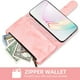thumbnail image 4 of Asuwish - Funda tipo cartera compatible con MotoG4/Moto G4 Plus, con cordón de cuero, tarjetero, correa para la muñeca, para Motorola G 4.ª generación, G 4, 4plus, G4plus 4G, color rosa, 4 of 5