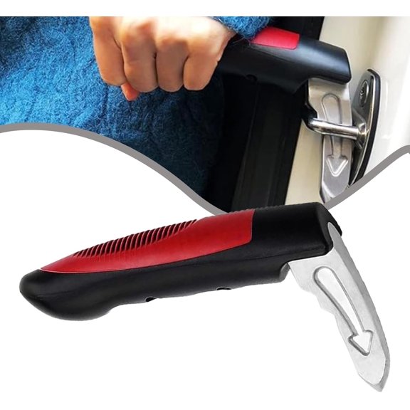 Car Handle, 2026 New Multifunctional The Auto Cane Car Grab Handle, 3 in 1 Car Door Handles for Elderly, Senior Safe Car Handle Assist for Elderly Car Door Handle(Red)