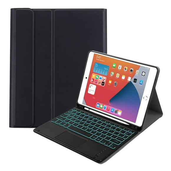 Étui Clavier à Pavé Tactile pour iPad 10,2 Po - Compatible avec la 9e/8e/7e Gén. (Noir)