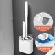 thumbnail image 1 of Wikyostar-Juego de escobillas de inodoro con soporte para colgar en la pared, cerdas de silicona TPR, cepillos para Herramientas de limpieza de suelo, accesorios de baño, 1 of 4