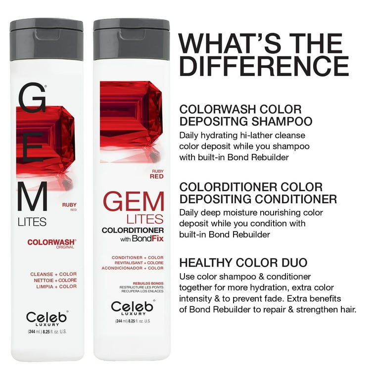 Celeb Luxury Gem Lites Ruby Colorditioner 8.3oz Celeb Luxury Gem Lites Ruby Colorditioner 8.3oz