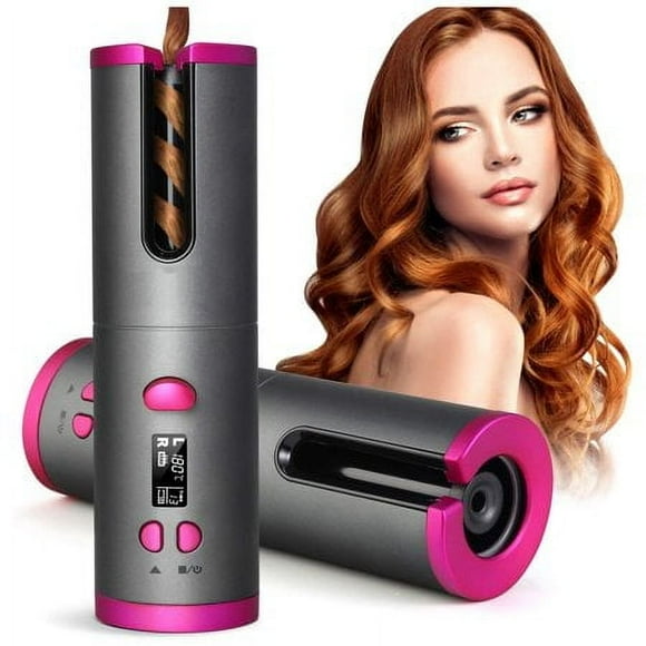 Unbound Cordless Auto Curler From Conair Cordless, Rechargeable Auto Curler for Curls or Waves