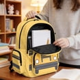 thumbnail image 6 of Whosucclay Yellow Bus Front Design 17 Inch Kids Backpack, Durable Elementary Backpack for Boys Girls, Large Capacity Bookbag for High School College Kindergarten, 6 of 8