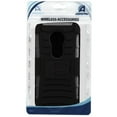 thumbnail image 7 of ASMYNA Black/Black Advanced Armor Stand Protector Cover (w/ Holster) for Moto E5,Moto G6 Play,Moto G6 Forge, 7 of 7