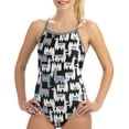 thumbnail image 1 of Dolfin Women's Uglies Print V-2 Back One Piece Swimsuit, 1 of 1
