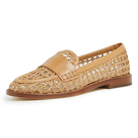 YDN Womens Retro Round Closed Toe Penny Loafers Chunky Low Heels Slip On Flats Office Daily Formal Shoes Size 8 Brown Cutout