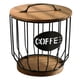 thumbnail image 4 of Organizador de cápsulas de café con tapas, resistente y moderno contenedor de alambre de metal. Negro, 4 of 8