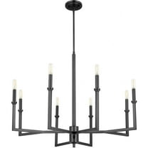 6174-8-59 Quorum Lighting Merrick - 8 Light Chandelier In Traditional Style-26 Inches Tall and 32 Inches Wide