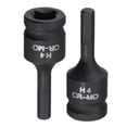 thumbnail image 5 of Unique Bargains 4mm Impact Hex Bit Socket, 1/4' Square Drive 35mm Length CR-MO Metric Sizes, 5 of 5