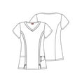 thumbnail image 5 of Dickies EDS Medical Scrubs Top for Women V-Neck DK656, S, Bright Like A Daisy, 5 of 7