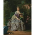 thumbnail image 2 of Jean-Baptiste Charpentier 20x24 Black Ornate Framed Double Matted Museum Art Print Titled: Portrait of Marie Therese Louise of Savoy, Princess of Lamballe (1749-1792), 2 of 5