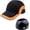 Black-Orange, variant on Safety Bump Cap Safety Hard Hat Head Protection Cap Breathable Baseball Hat Style Comfortable Head Protection Hat