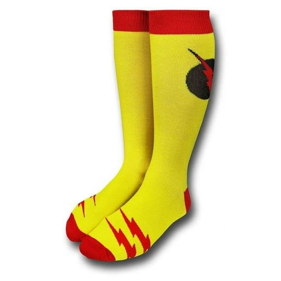 Flash footrvsefshclssym Flash Reverse Classic Symbol Crew Sock