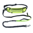 thumbnail image 1 of Laisse pour Chien Mains Libres pour Course Marche Randonnée avec Poche de Taille Réglable (Vert), 1 of 8