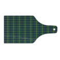 thumbnail image 1 of Plaid Cutting Board, Grunge Looking Vibrant Colored Scottish Folkloric Pattern with Cultural Retro Design, Tempered Glass Cutting and Serving Board, Wine Bottle Shape, Multicolor, by Ambesonne, 1 of 1